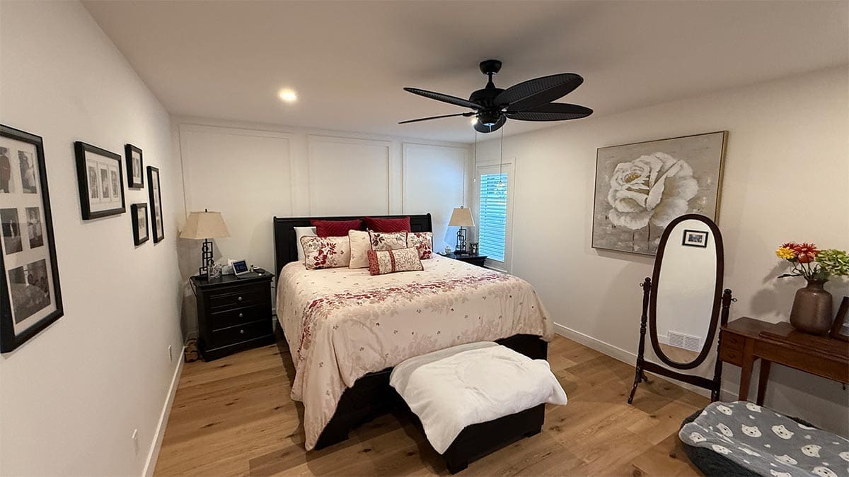 Bedroom renovation after by Batzbuild Chilliwack